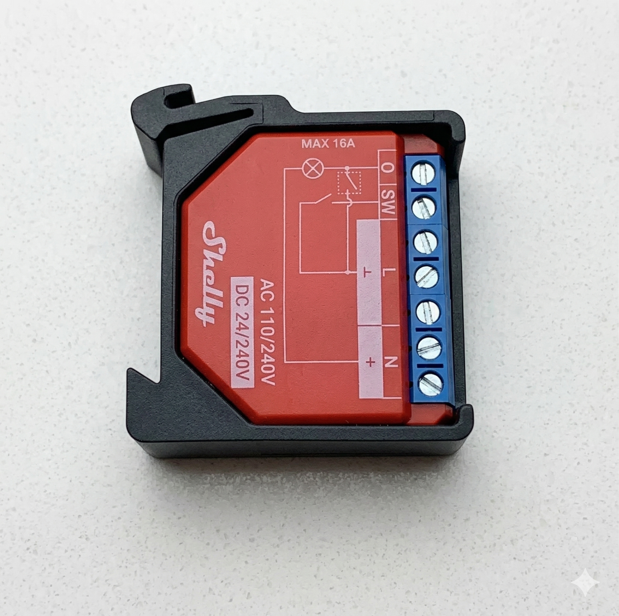 Shelly PM1 DIN rail mount 3D model