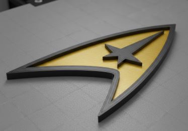 Insignia de la Flota Estelar de Star Trek,