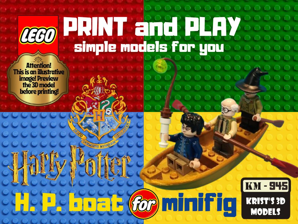 harry potter boat for minifig