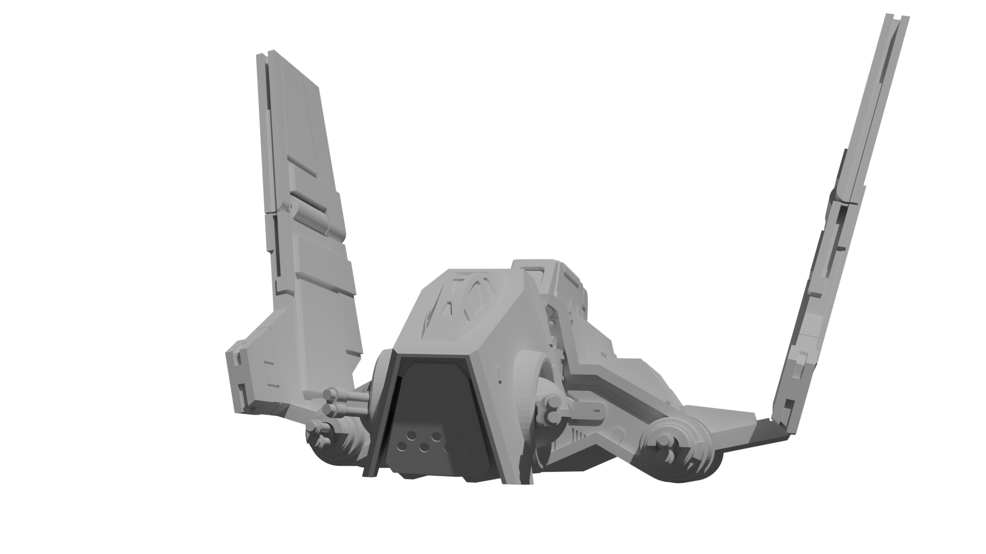 Miniatura 11 do modelo 3D Star Wars Republic Nu-Class Attack Shuttle