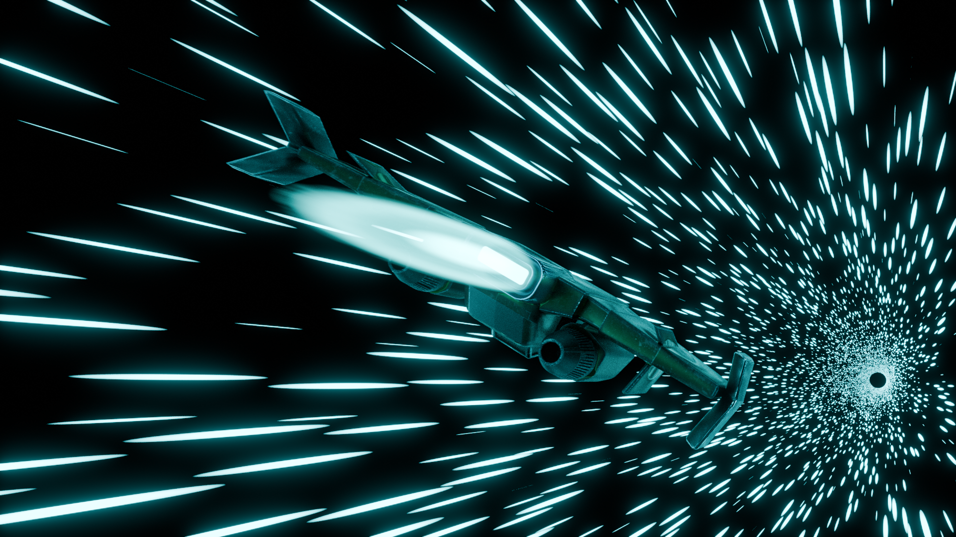 Sci-Fi Speeder Ship — miniatura 4