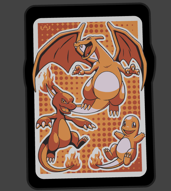 Charmander Evolution LED Panel – Fire Pokémon Retro Glow — miniatura 5