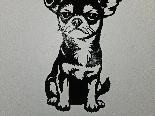 Chihuahua wall decoration