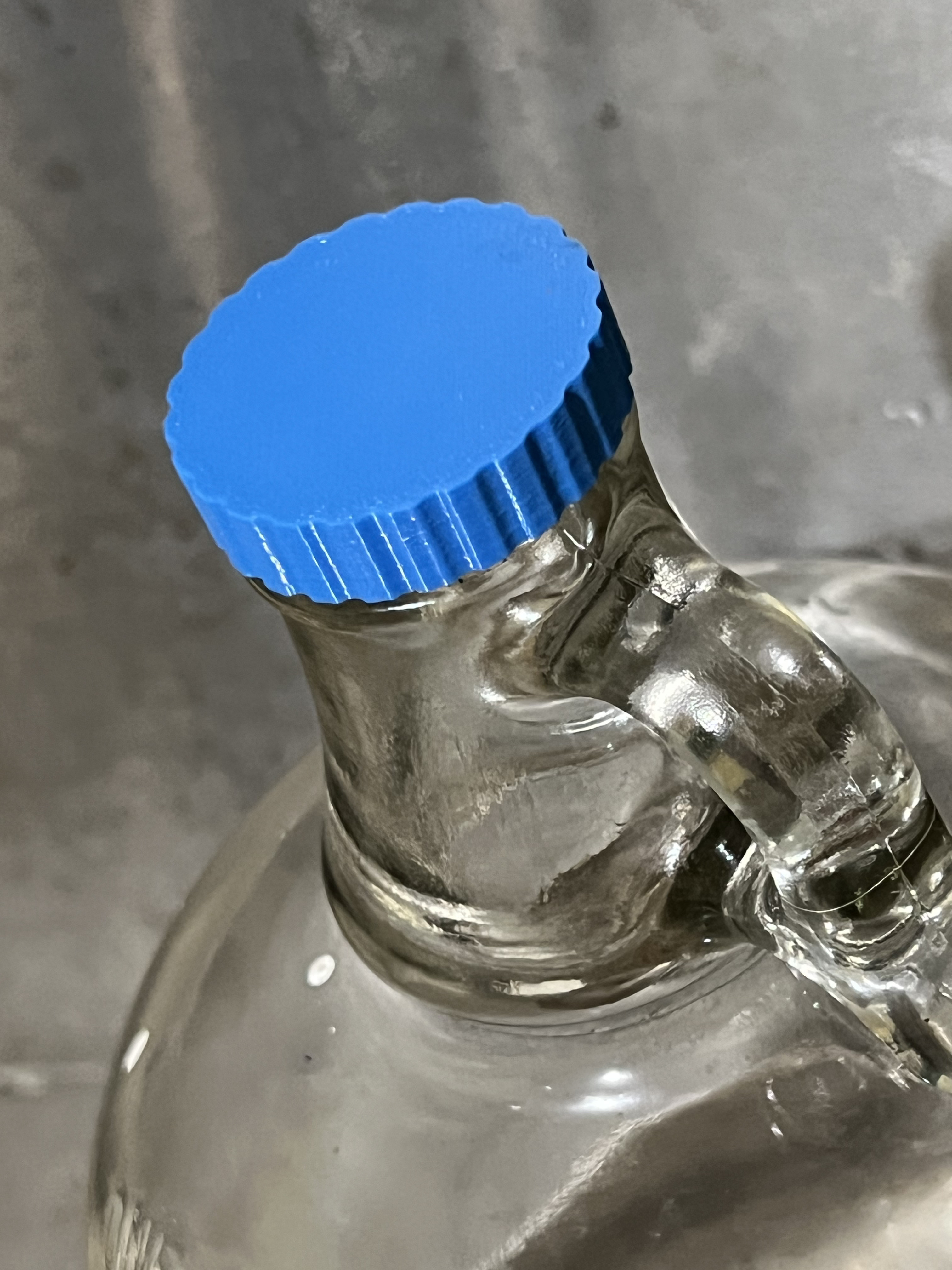 Cap for glass gallon jug bottle