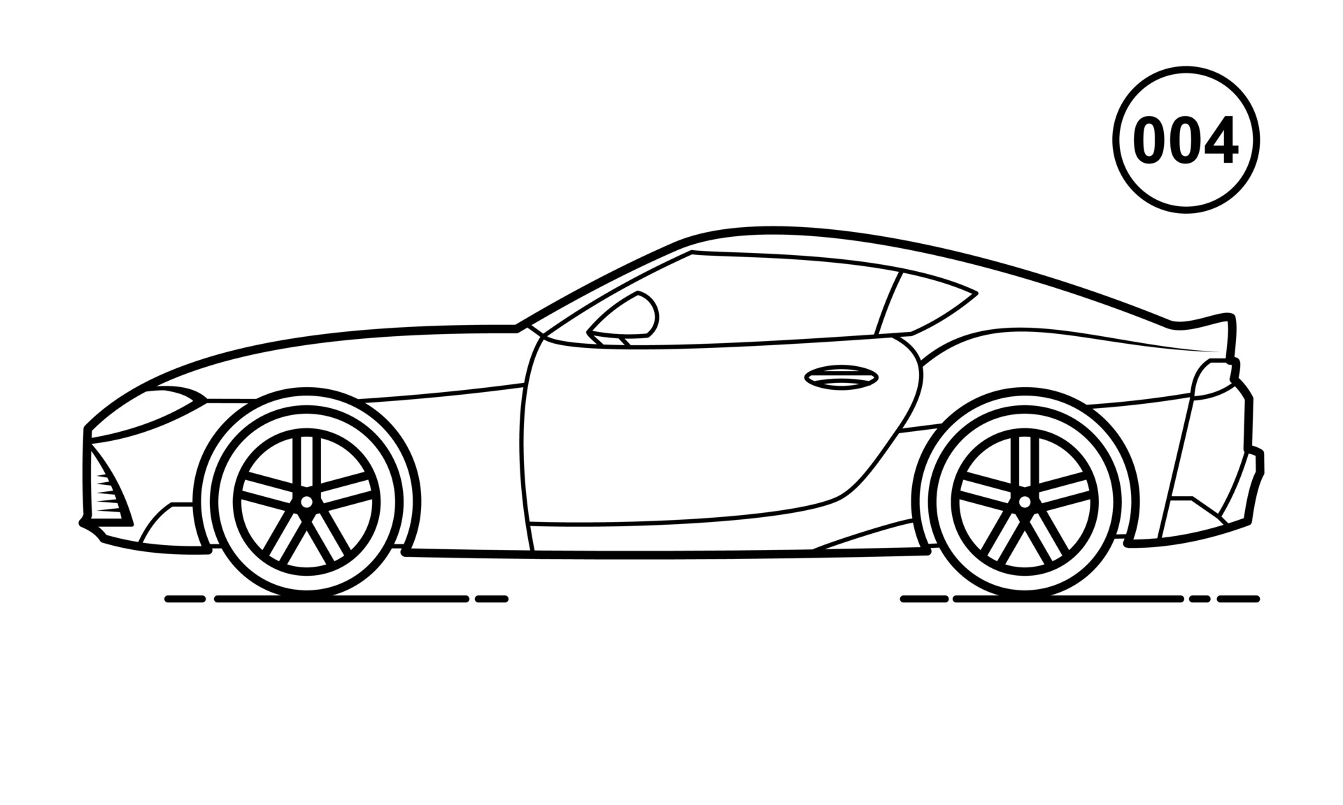 Car silhouette wall art