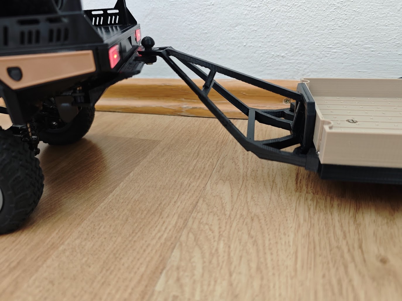 Raised drawbar for MN82 Trailer