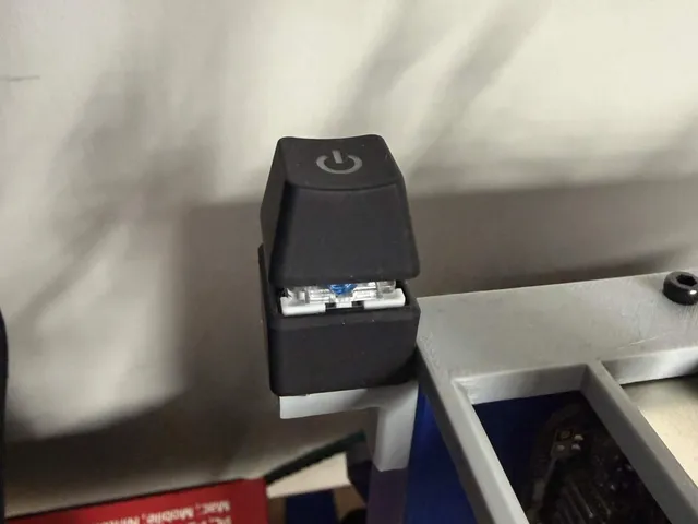 Open Frame mATX Power Button Holder