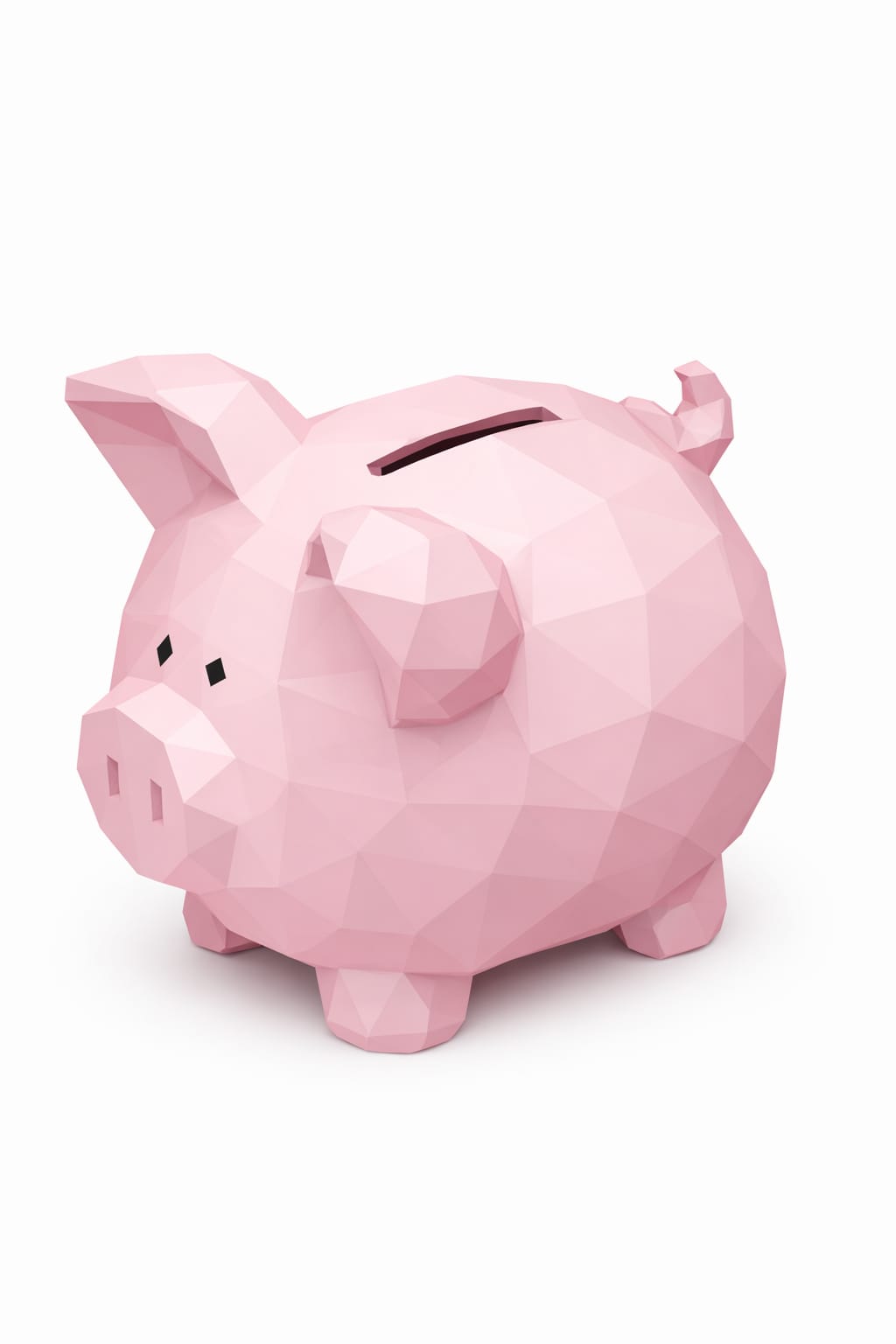 Piggy Bank Low Poly
