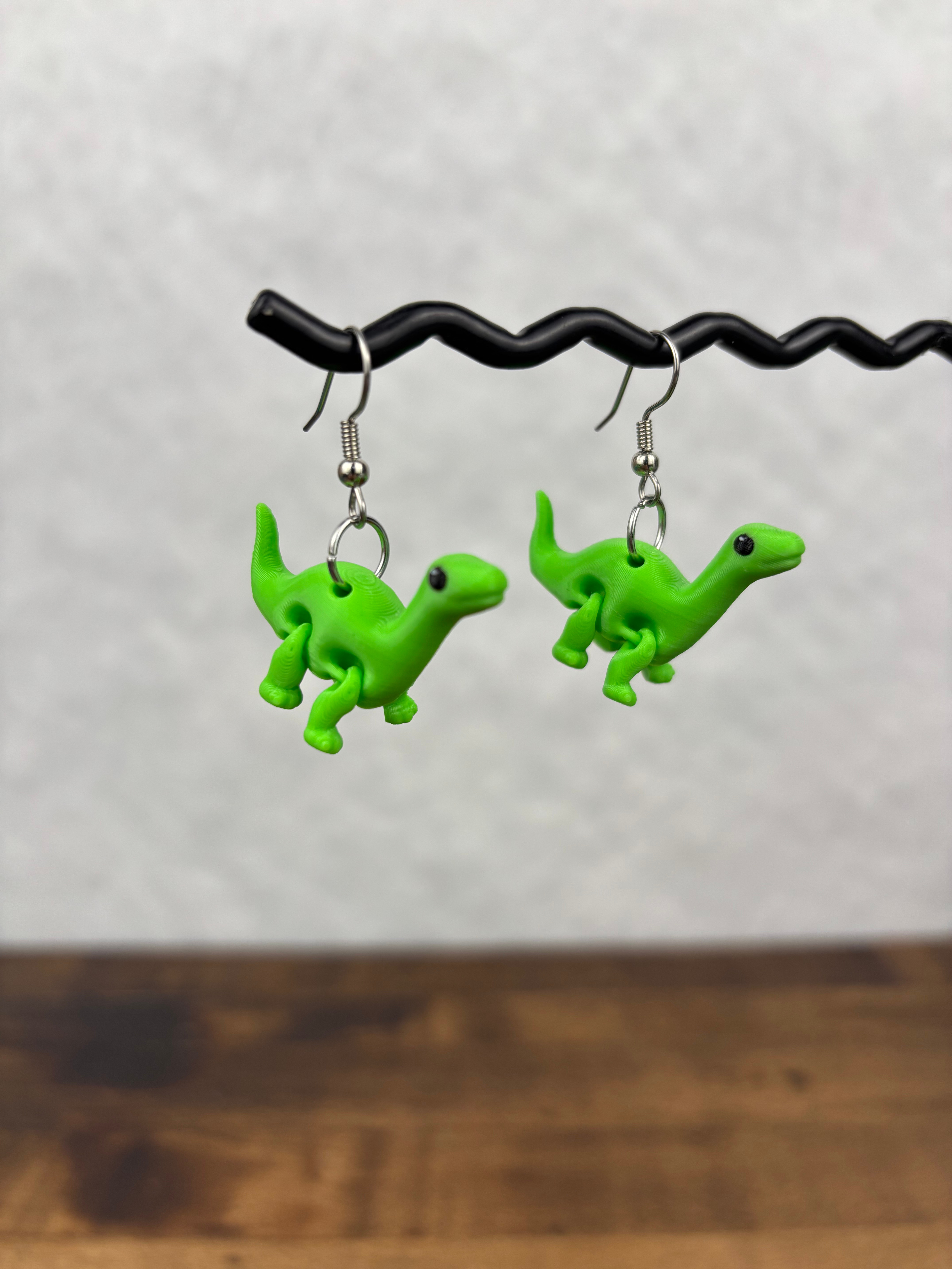 Brontosaurus Earrings
