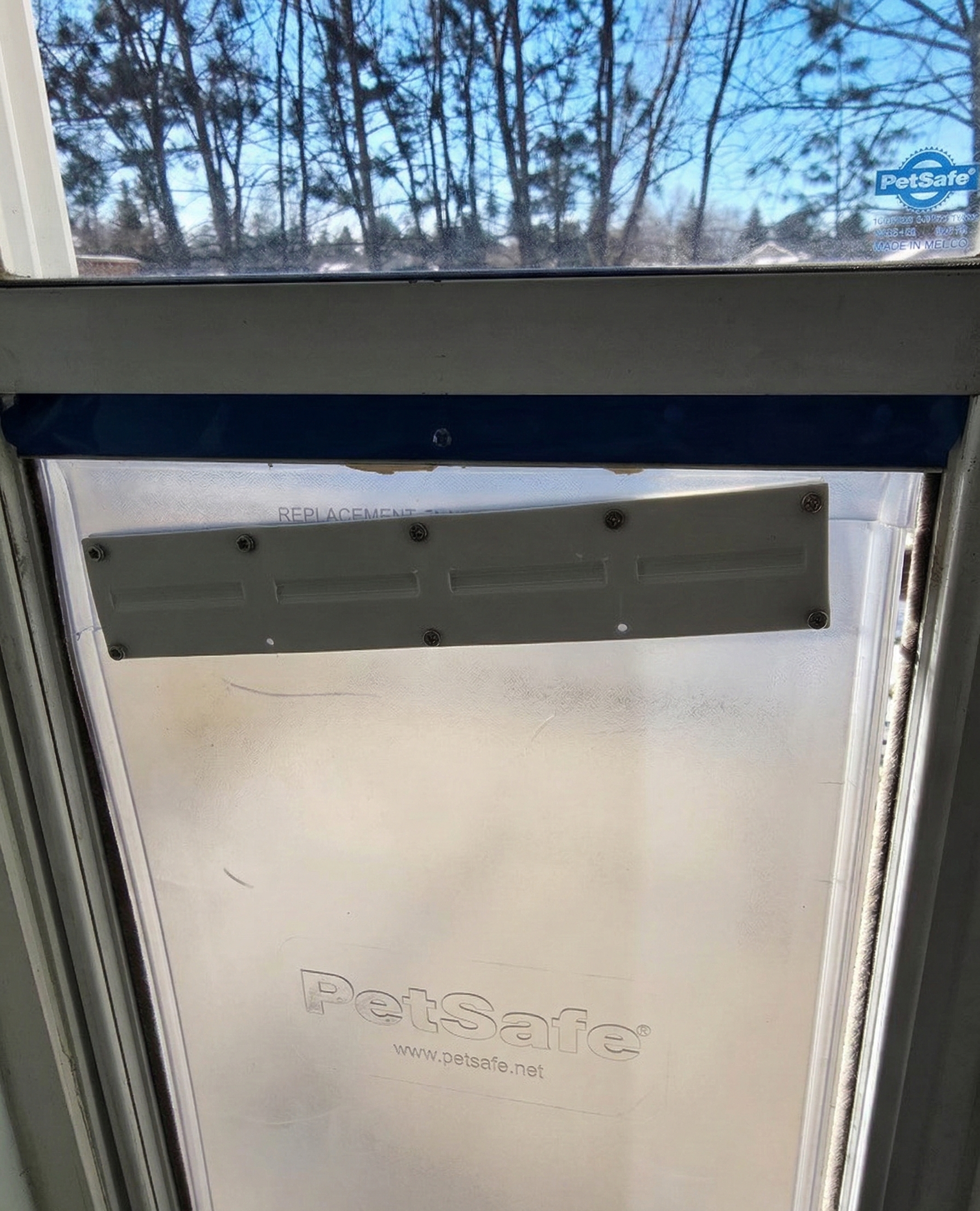 Doggy Door Bandage Repair
