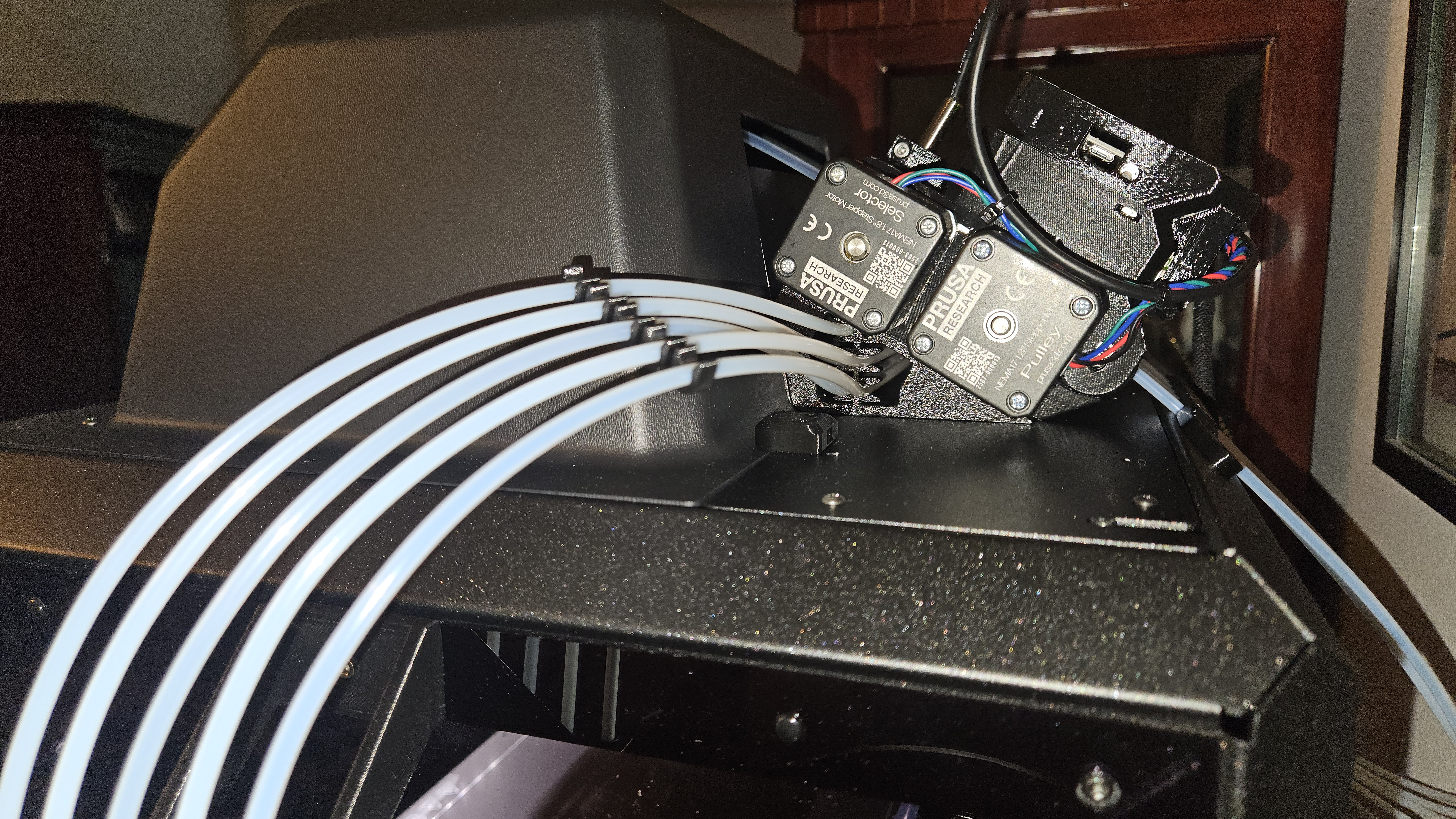 Remix - MMU3 Mounts with 5 Integrated PTFE Clips