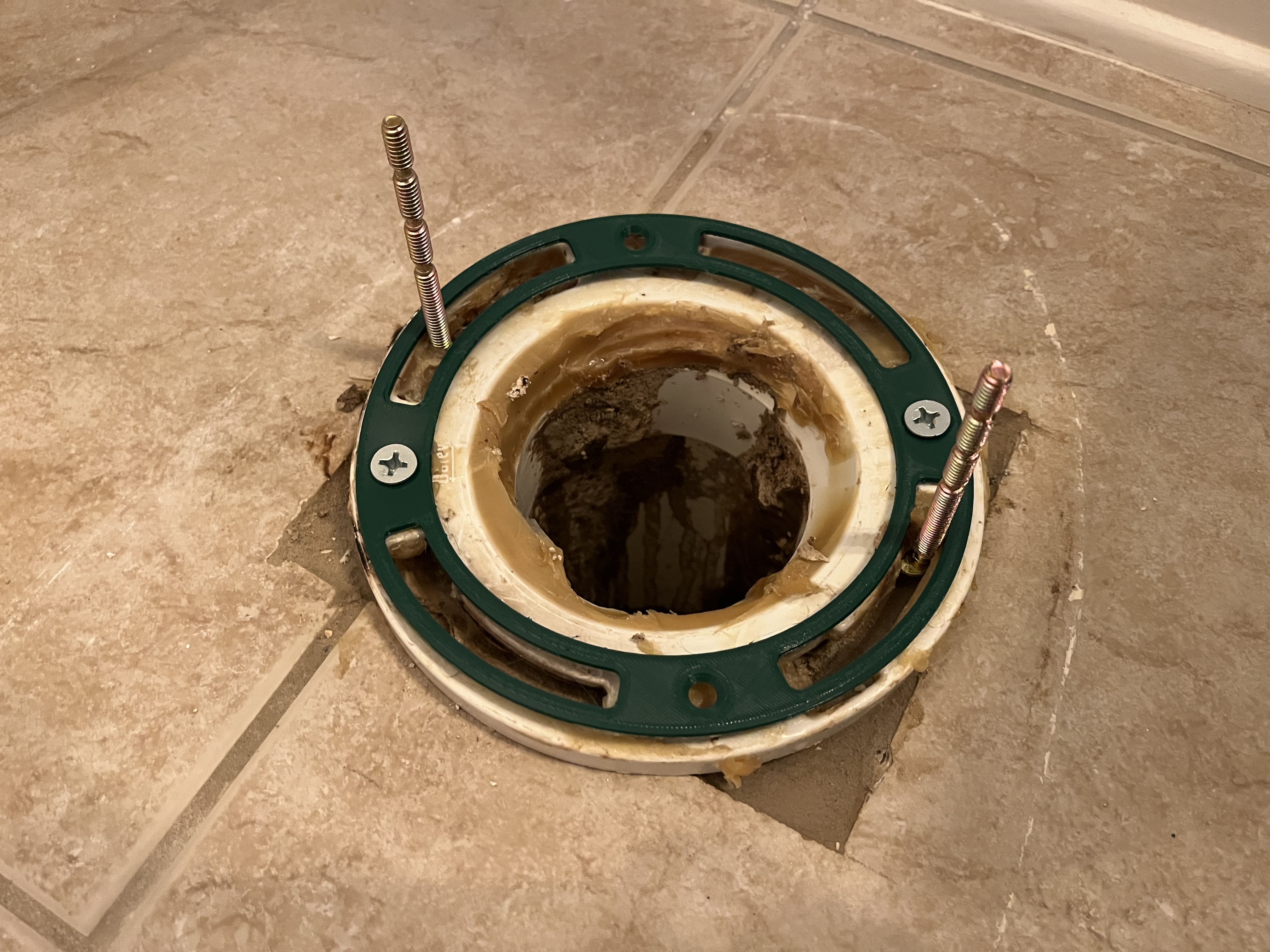 Toilet Mounting Ring Repair Pieces