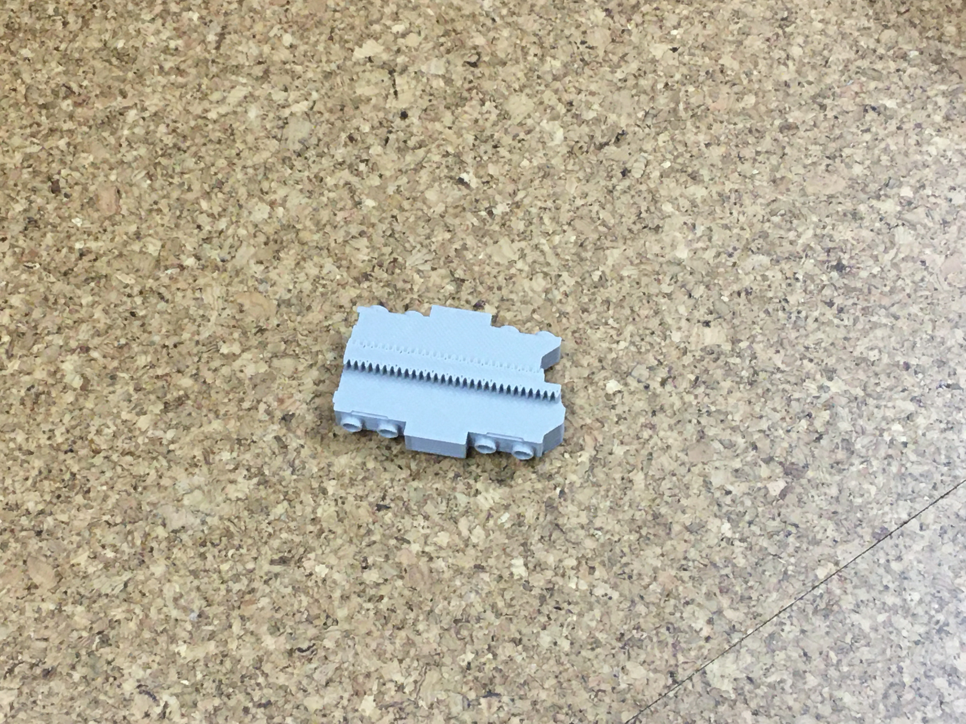 Lego Monorail Track Adapter Diagonal - 4 Studs Long Diagonal