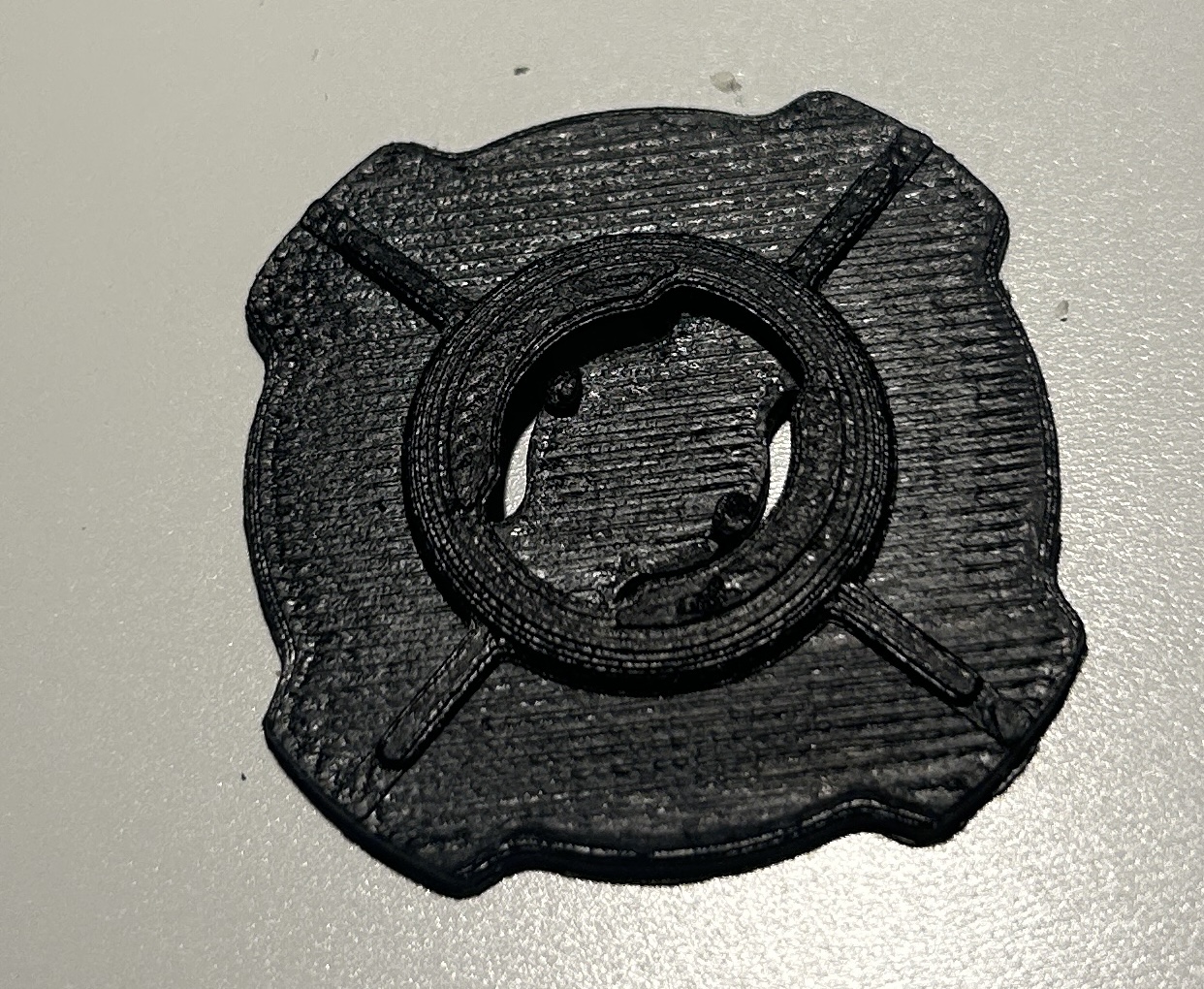 Miniatura 2 do modelo 3D Popsocket Quadlock base adapter