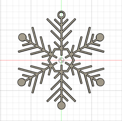 Flocon de Neige – Ornement à Suspendre