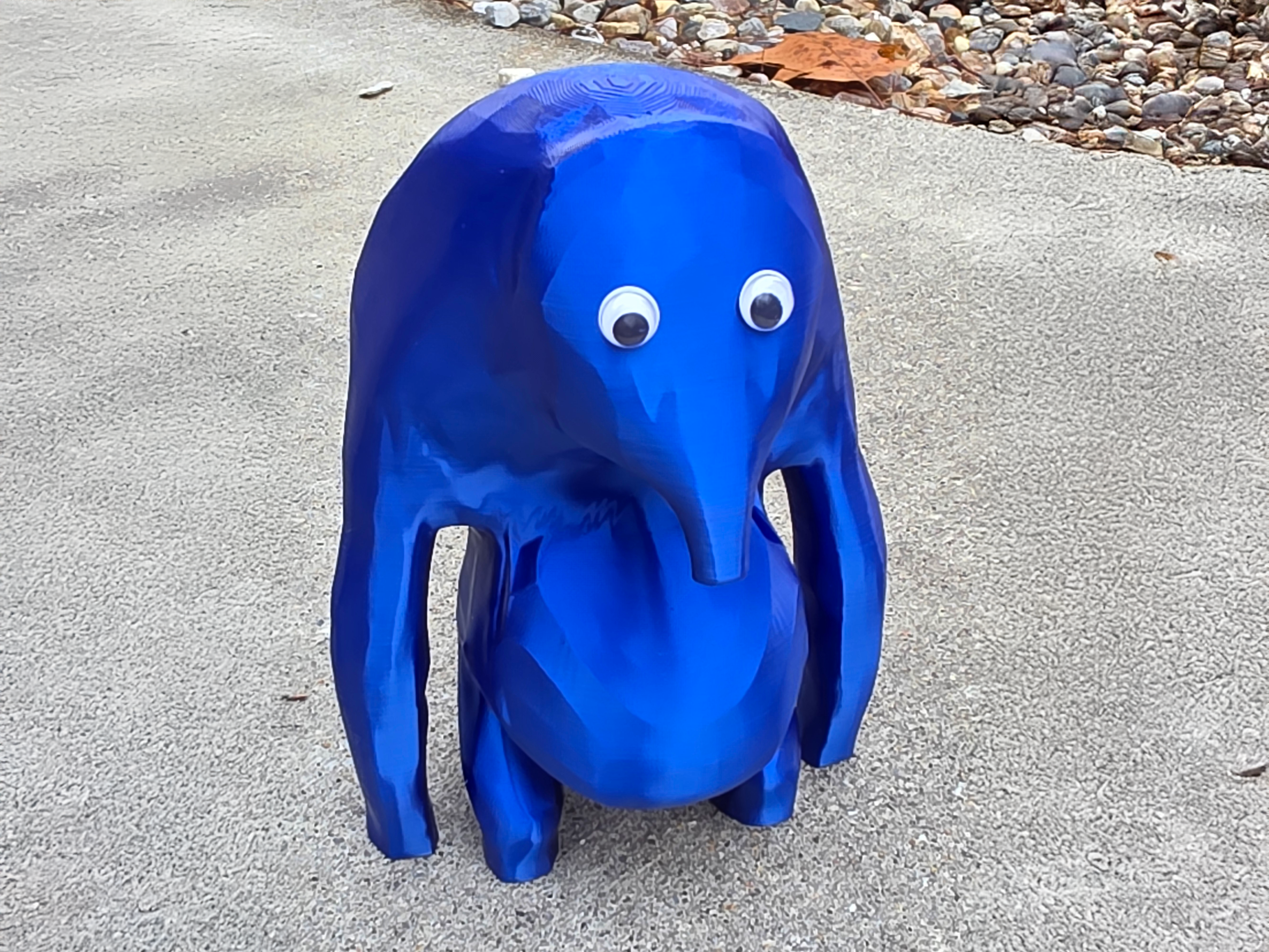 Blue Blob Dude (Googly Eyes Optional)