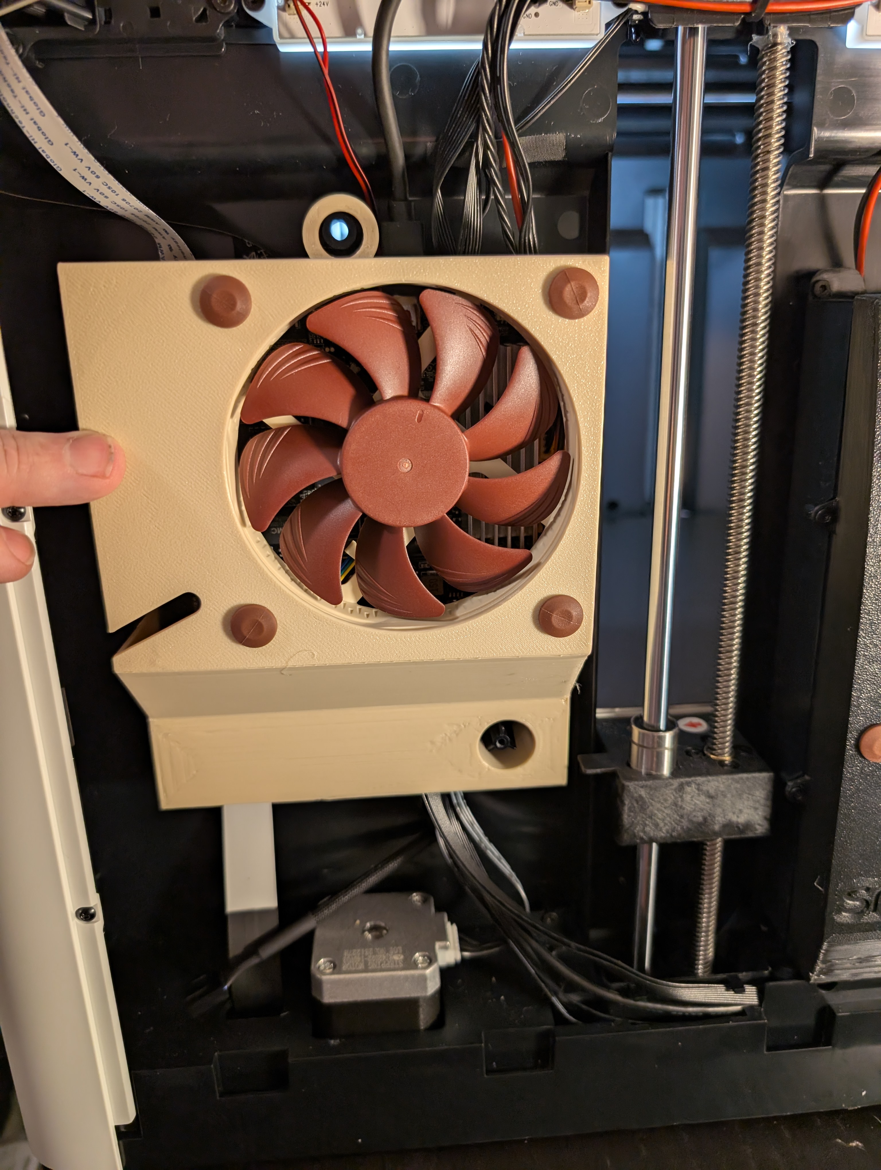 Snapmaker U1 PSU and Mainboard 92mm fans