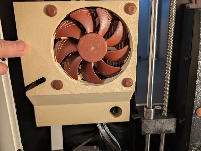 Snapmaker U1 PSU and Mainboard 92mm fans