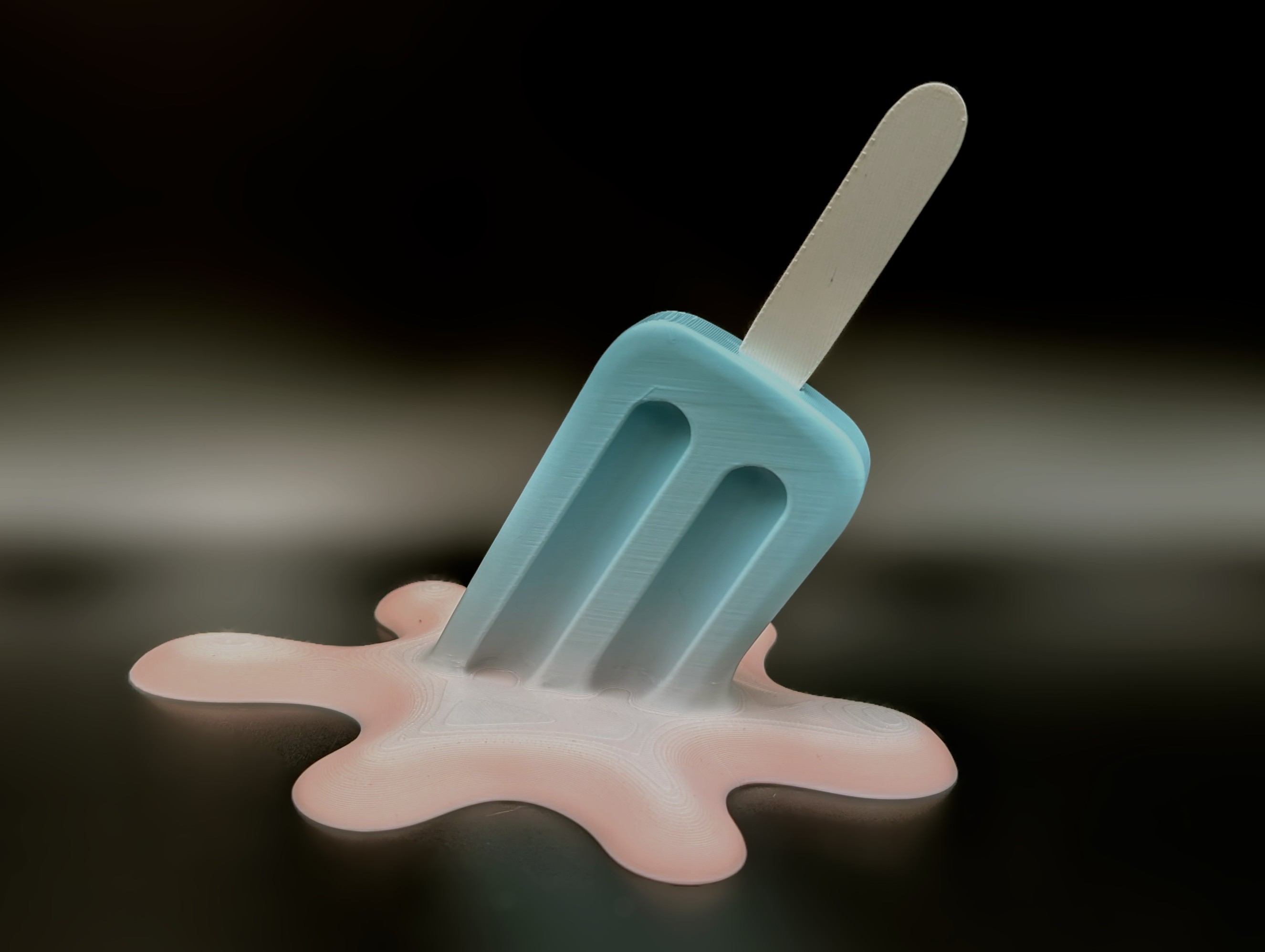 Melting Popsicle Sculpture