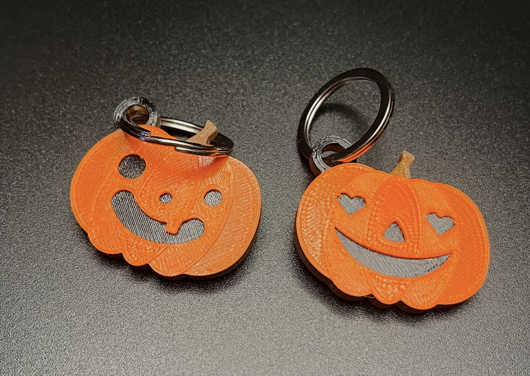 Miniatura 3 do modelo 3D Jack-o’-lantern KeyChains