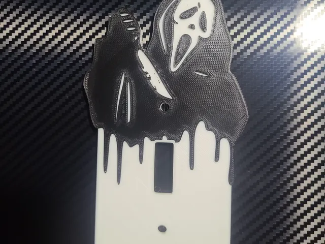ghost face light switch cover