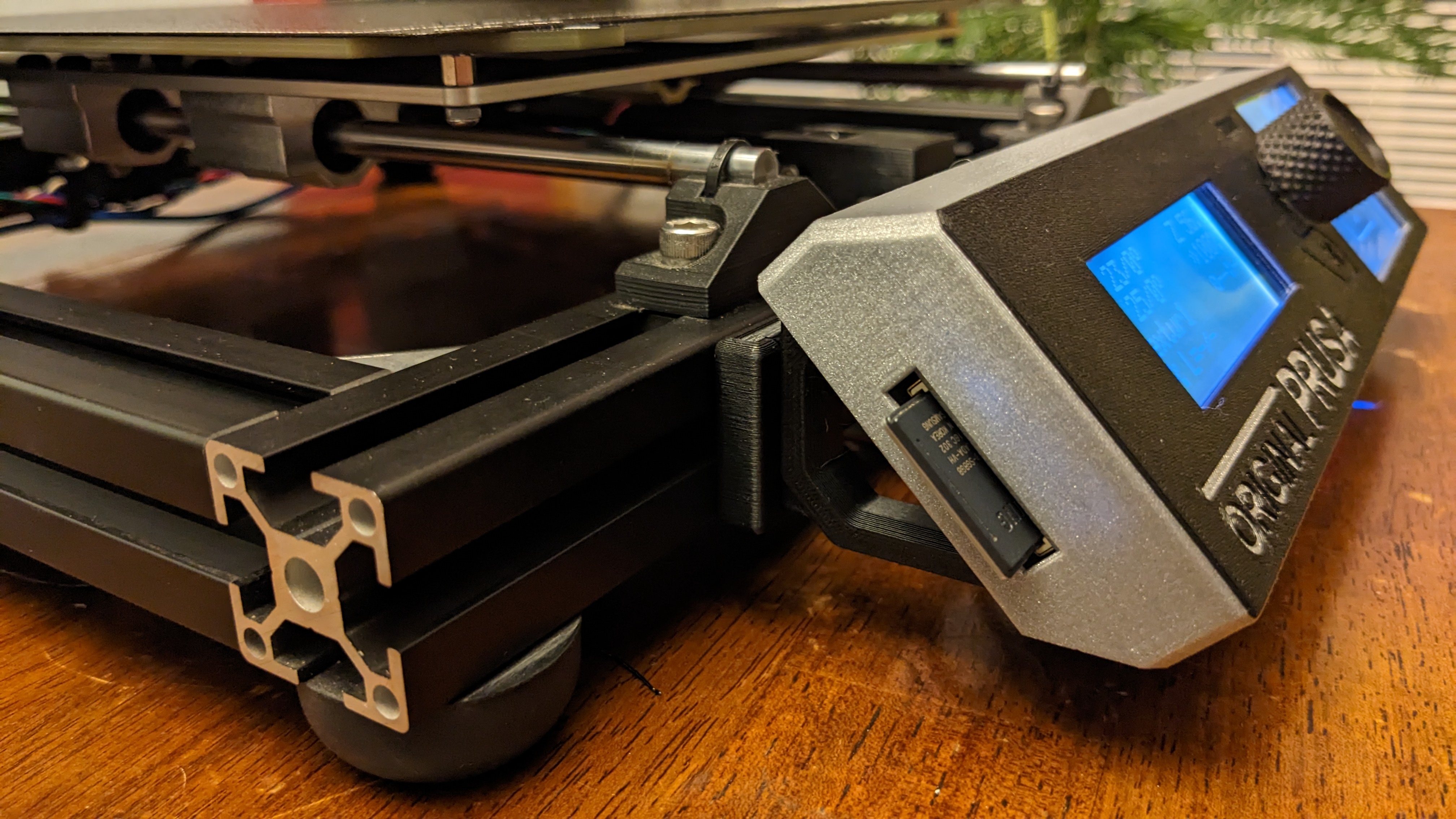 3030 Extrusion Prusa LCD Display Mount System - Haribo / Zaribo / MK2-X - Octodash (Easy to Remove)