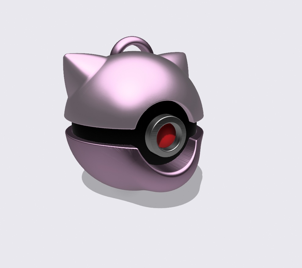 MEW POKEBALL KEYRING