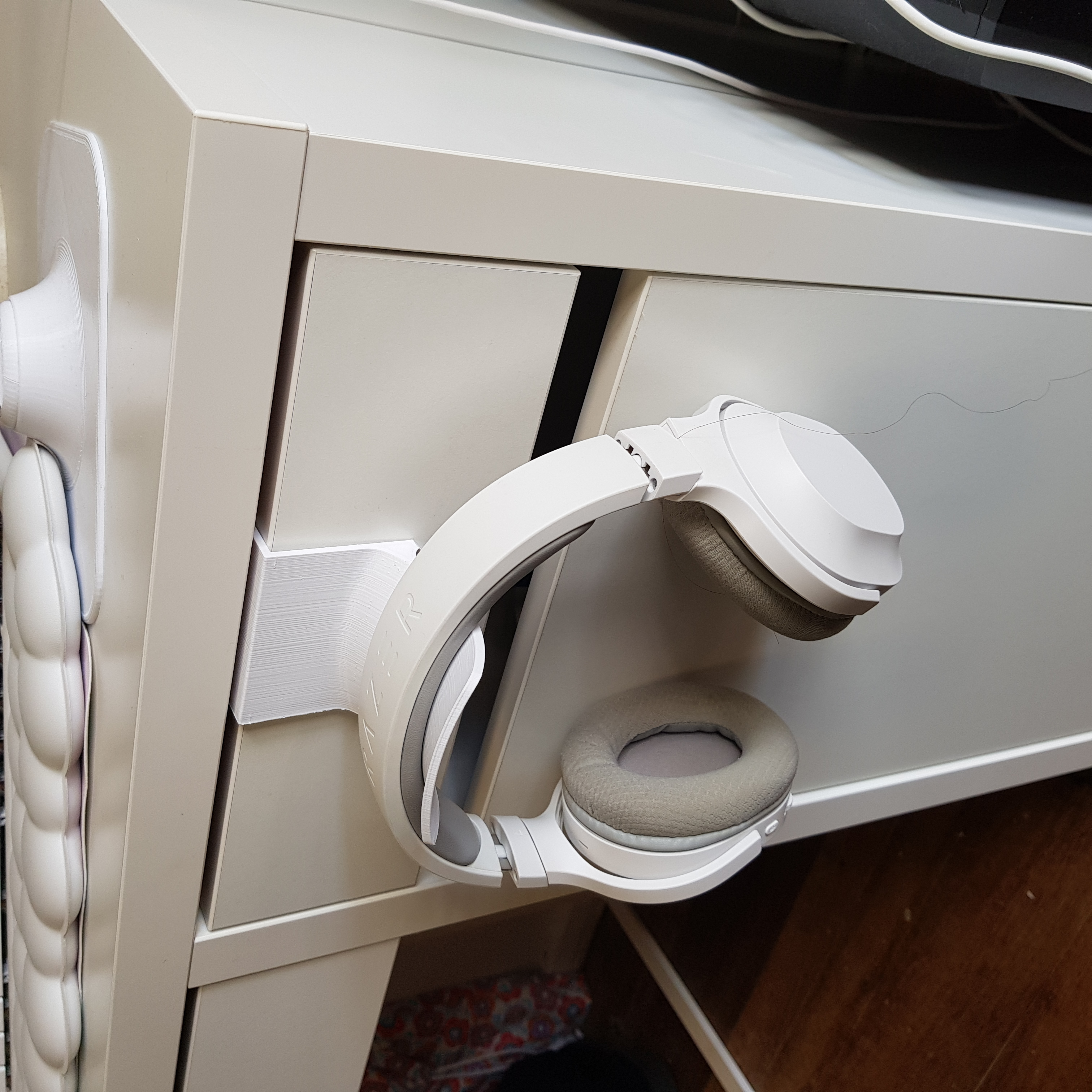 Headphone Stand Hanger - Door, Drawer or Wall Mounted
