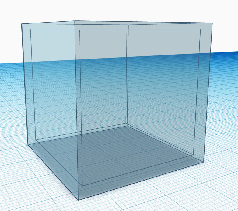 Hollow cube