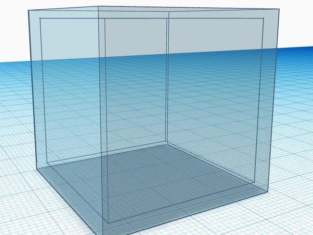 Hollow cube