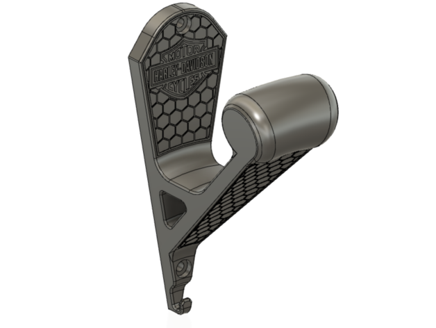 Miniatura 15 do modelo 3D helmet hook (many versions)