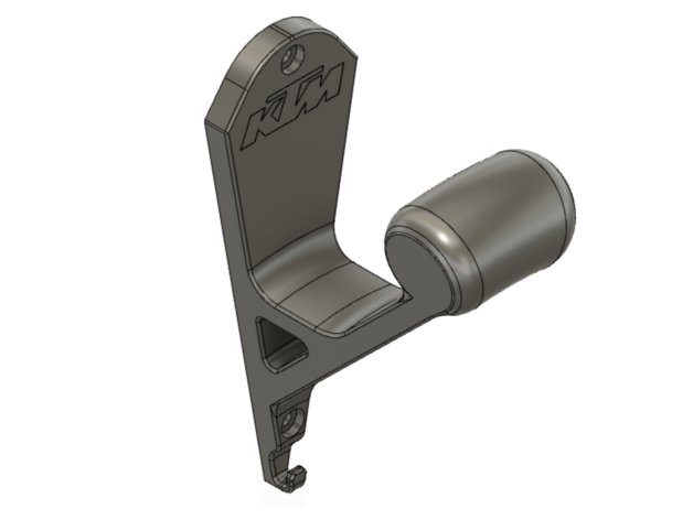 Miniatura 21 do modelo 3D helmet hook (many versions)