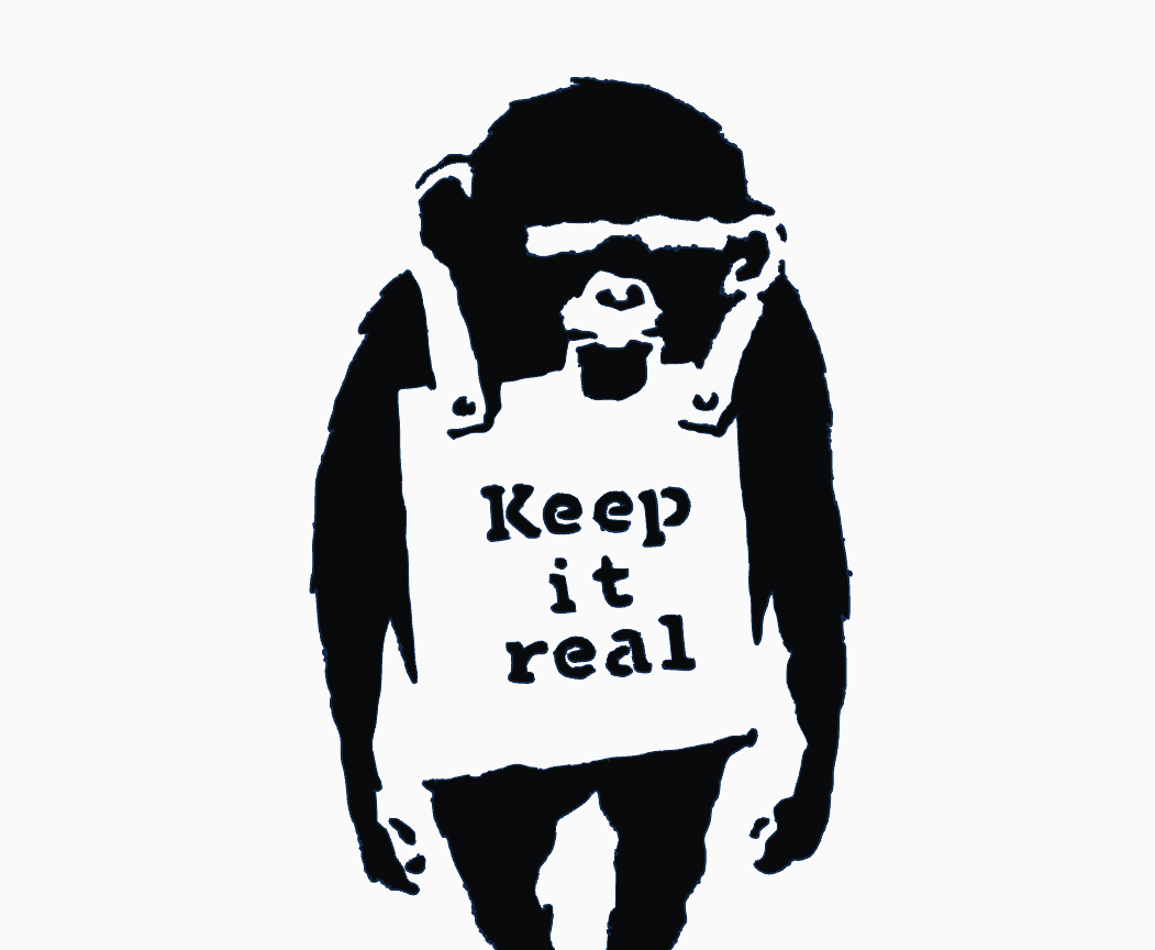 Banksy's Keep it real - 2 Color w/filament change by Triple G Workshop ...