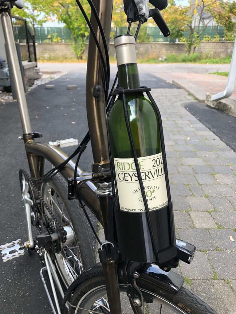 Brompton wine carrier by Filament_of Imagination Download free STL
