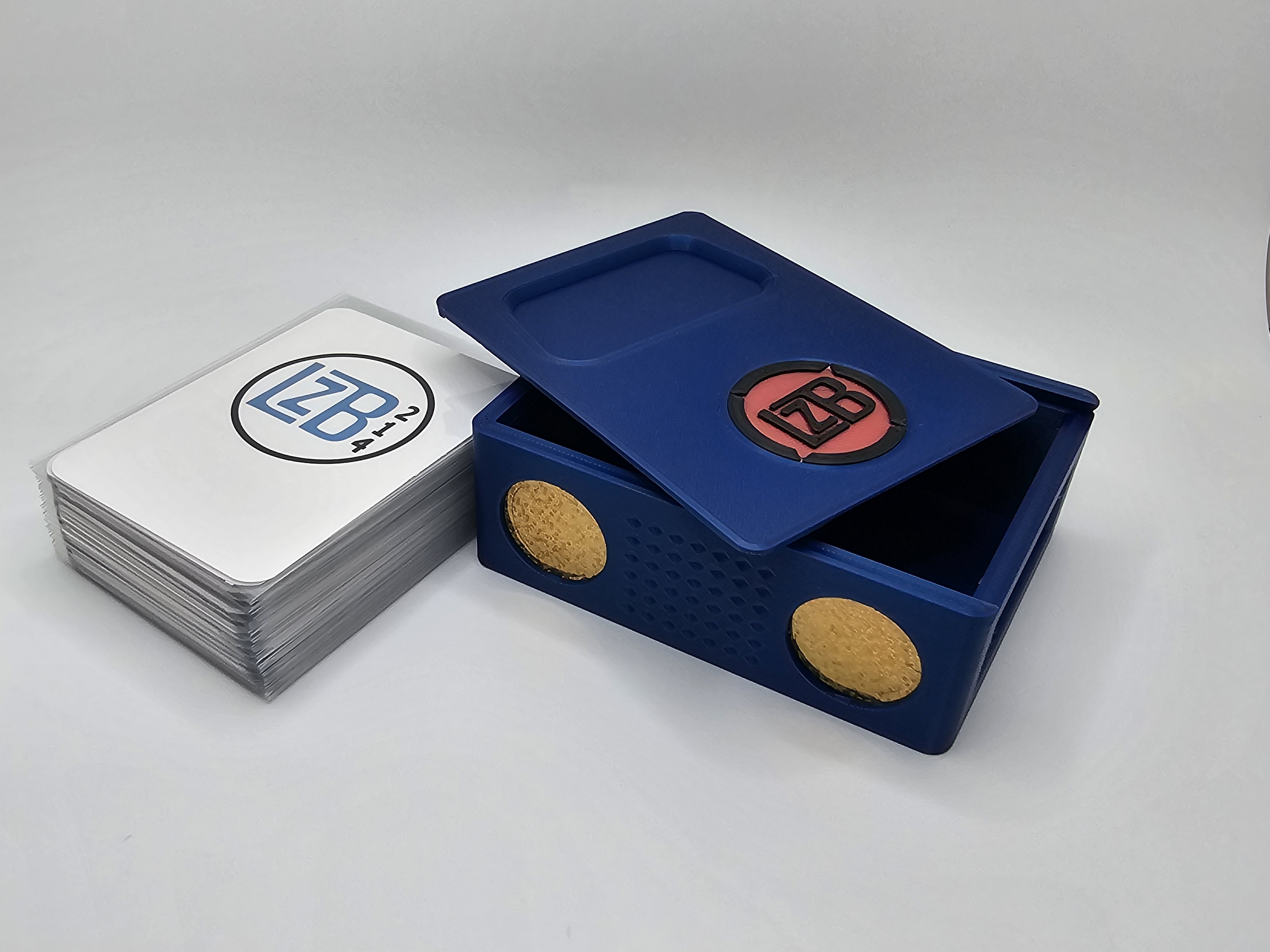 Penny Sleeve Deck Box with Sliding Lid and Coin Slot by Lazybear214