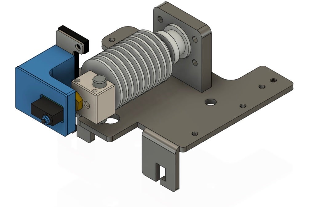 Anycubic Chiron original X-Carriage (3D model, STEP, Fusion360)