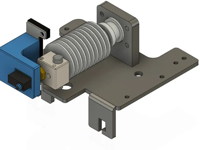 Anycubic Chiron original X-Carriage (3D model, STEP, Fusion360)