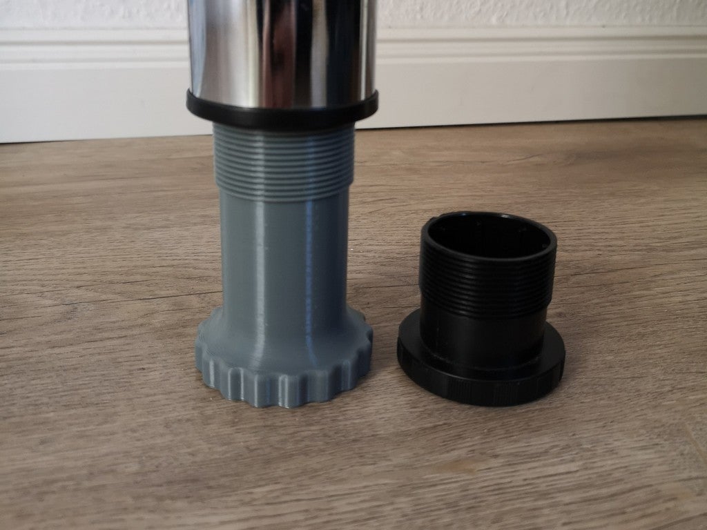 Tischbeinverlängerung STL STEP F3D