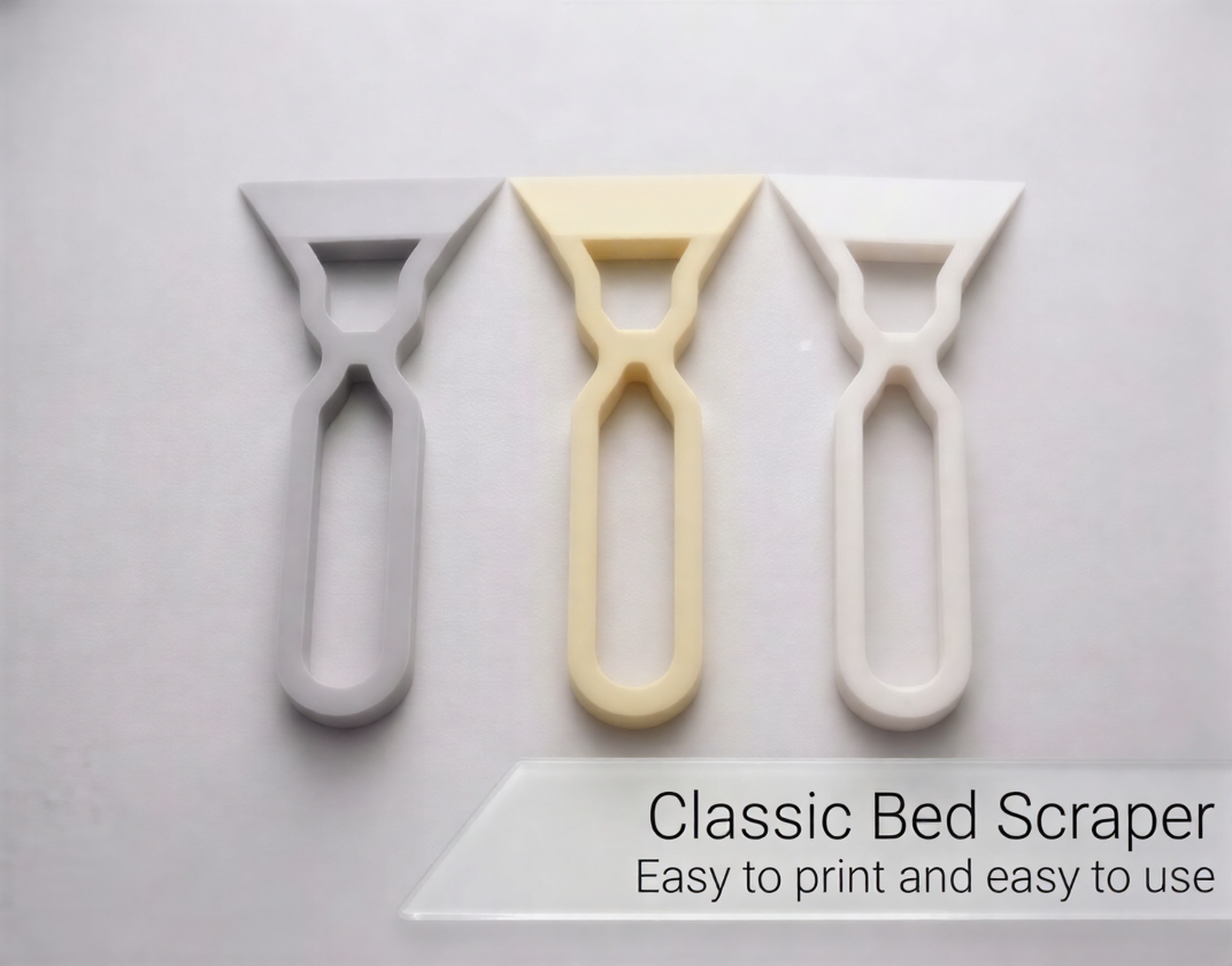 Handy Bed Scraper for 3d printers