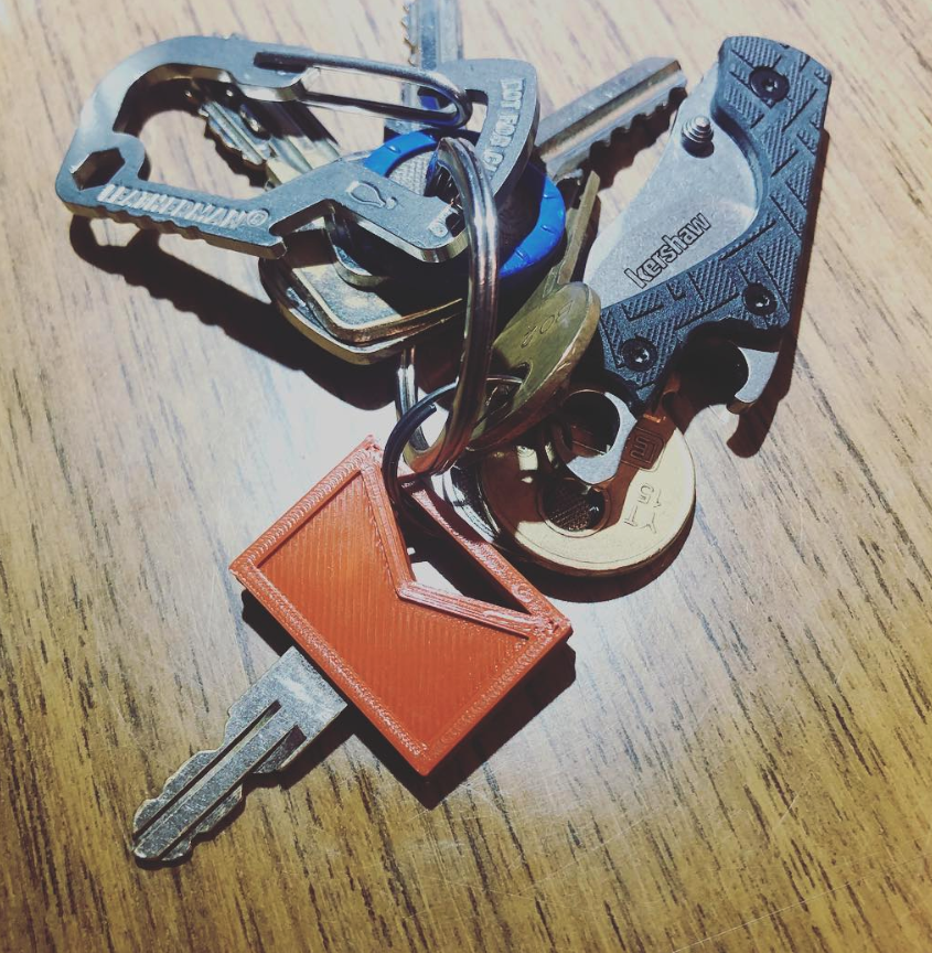 Mailbox key fob by mac190 Download free STL model