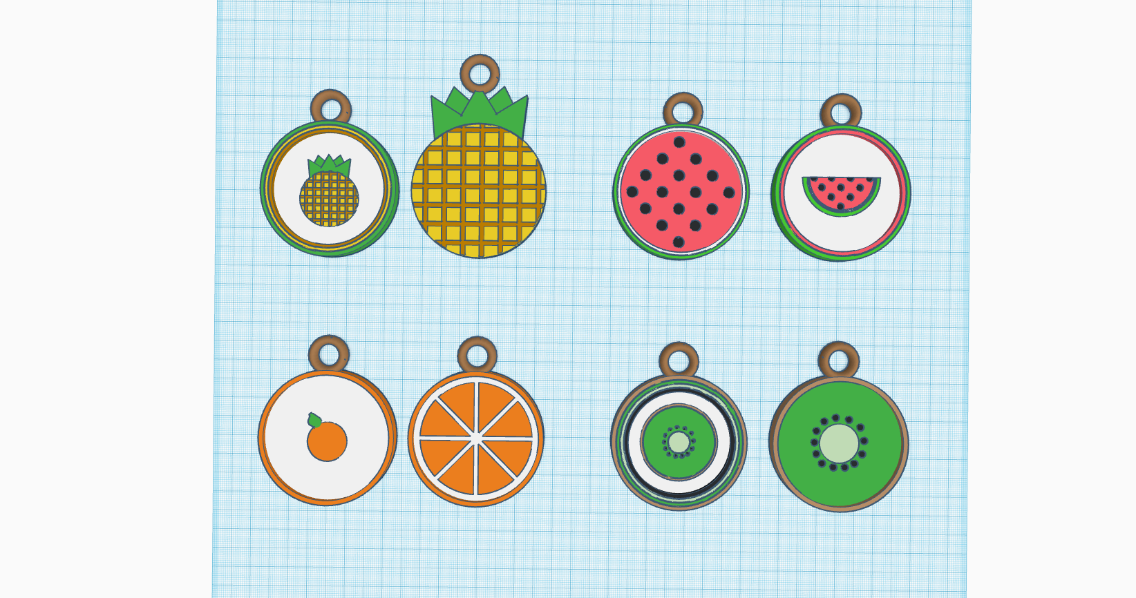 8 Key Chains
