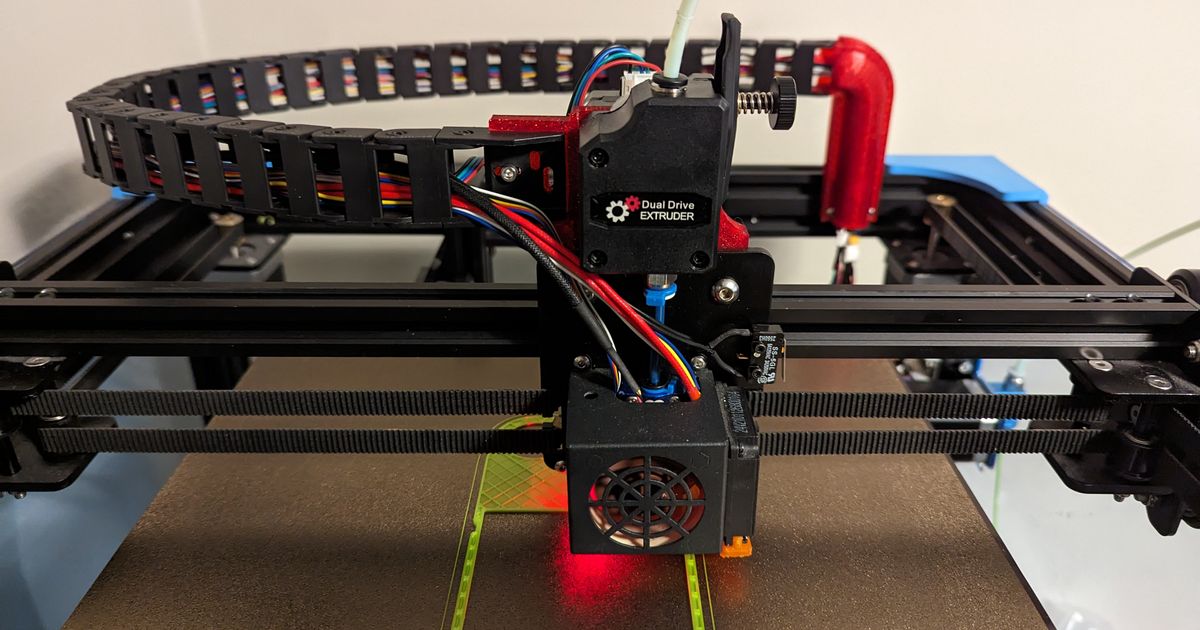 Ender 6 BMG Mount with cable chain mount by Dean Ralph Download free STL model