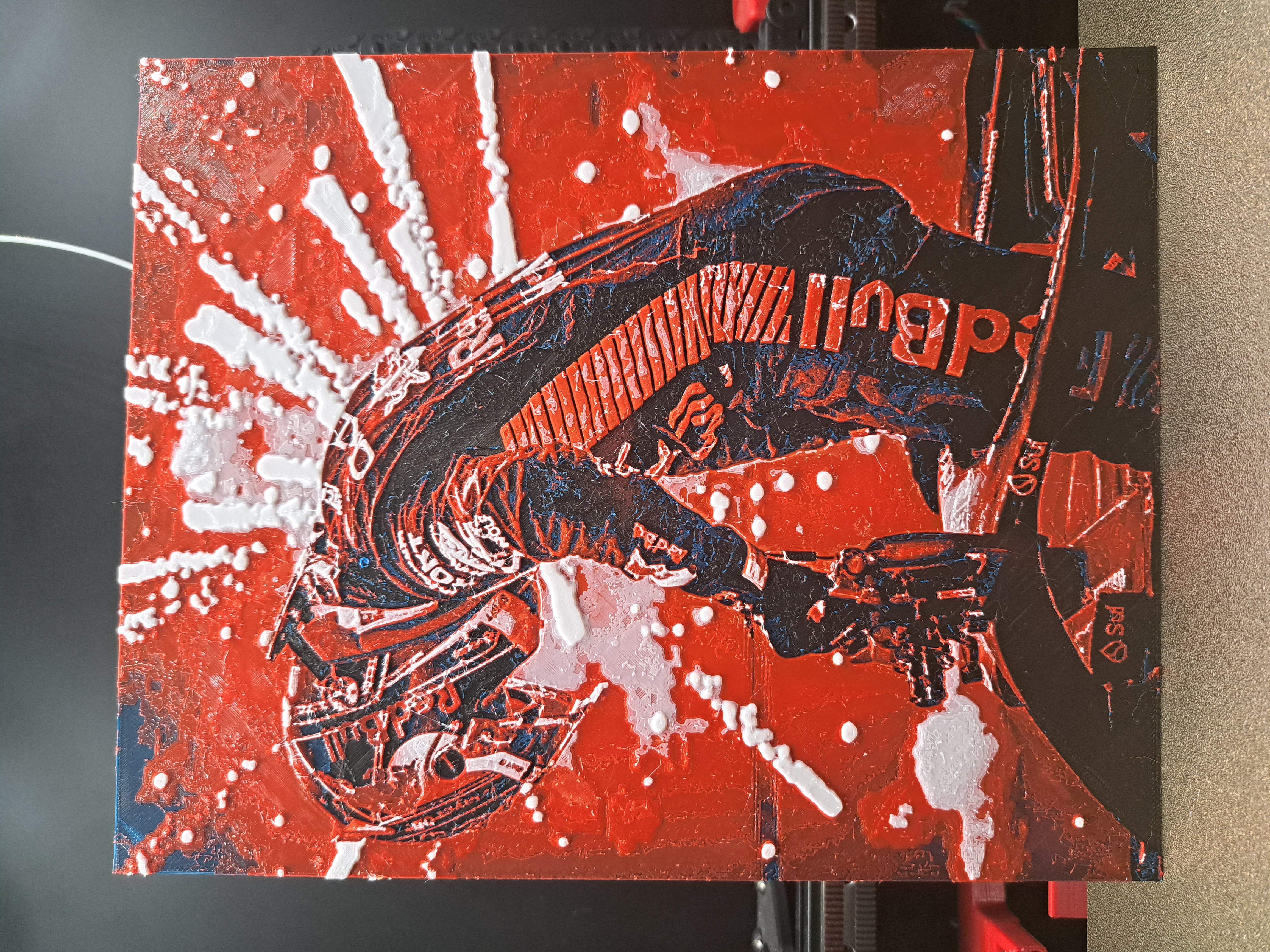 F1 world champ 2023 - Filament painting