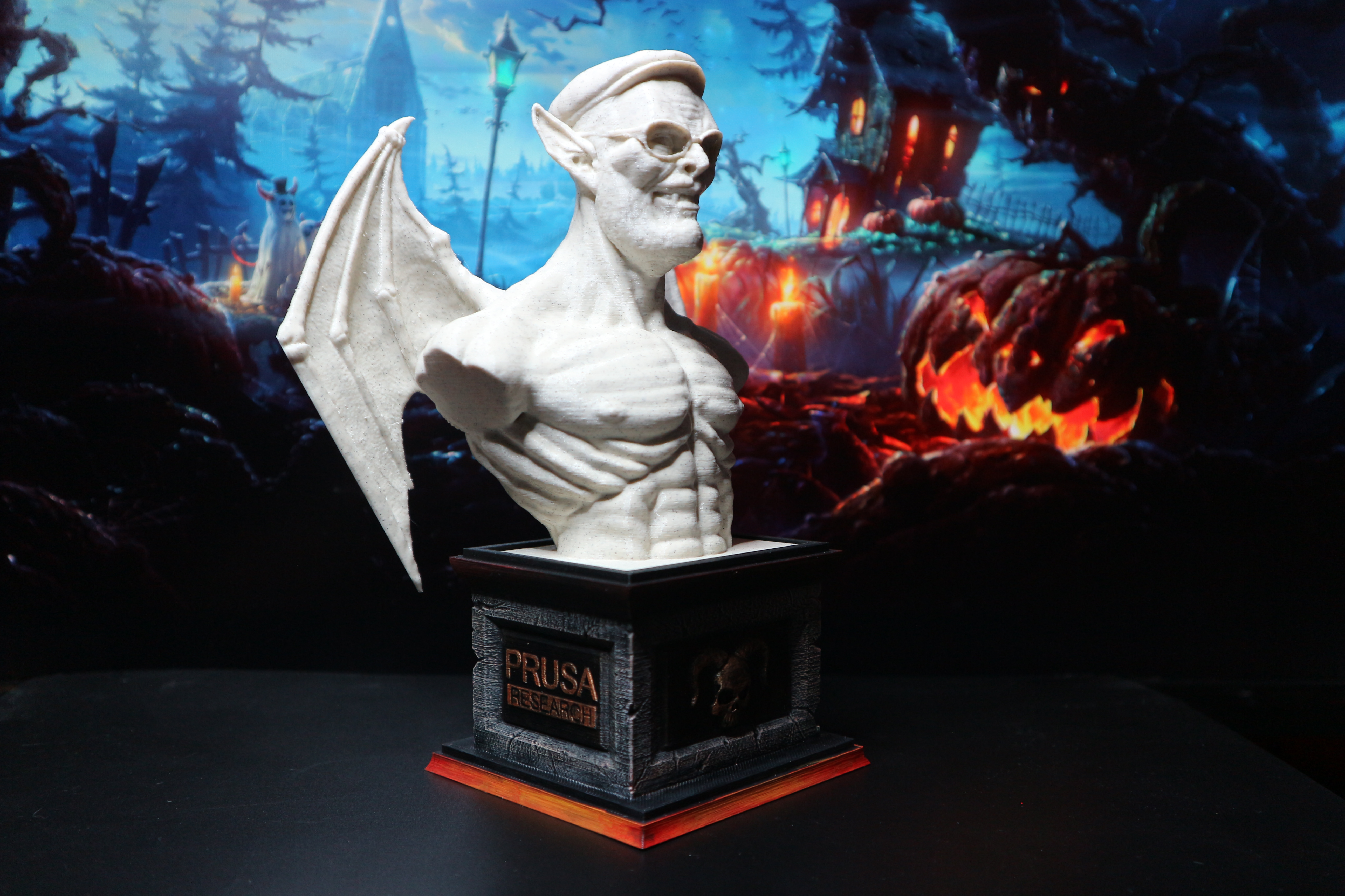 Halloween Demon Bust Průša Edition