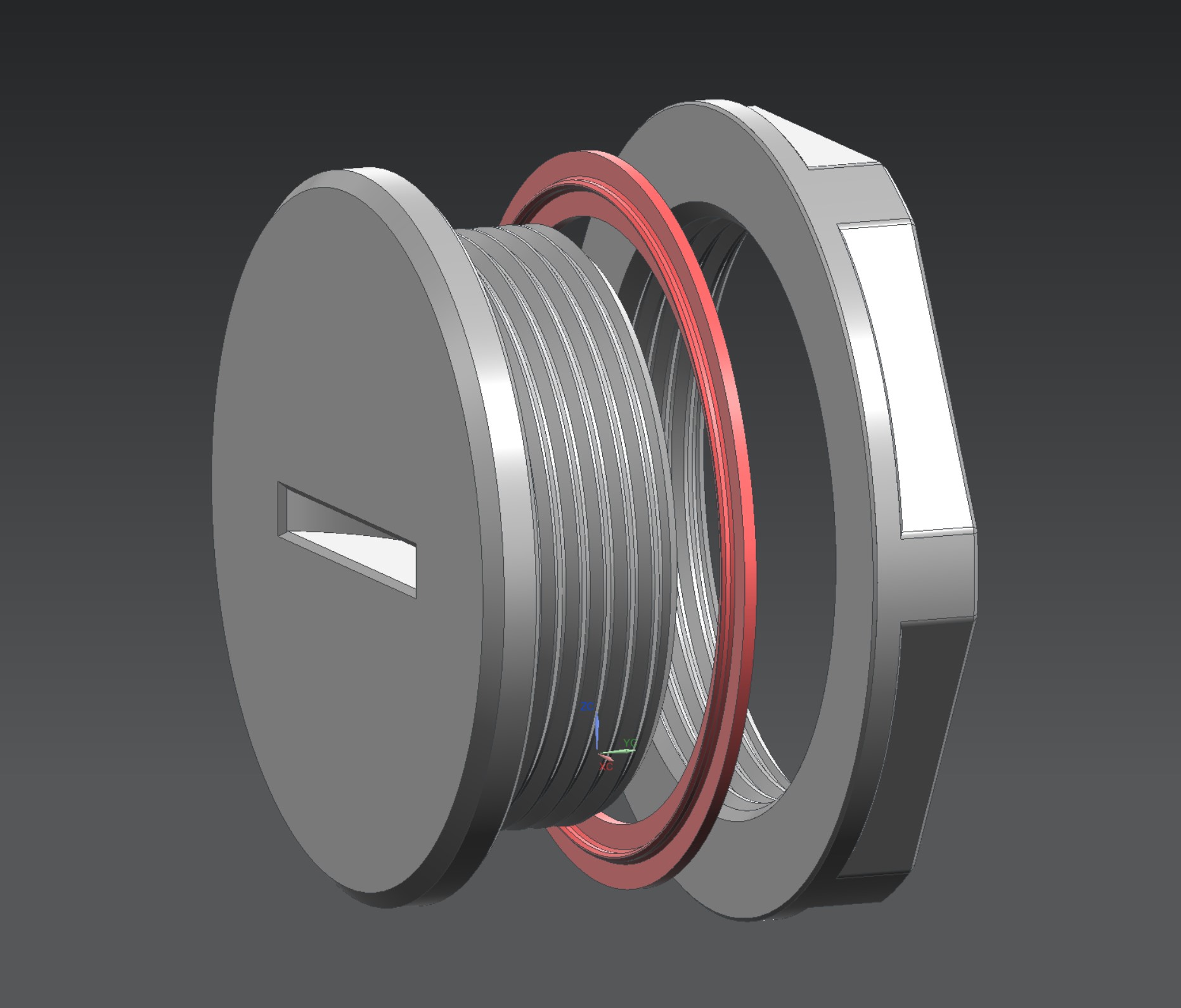 PG29 Blind Stuffing + Nut and TPU-Sealing / PG29 Blindstopfen + Mutter und TPU-Dichtung