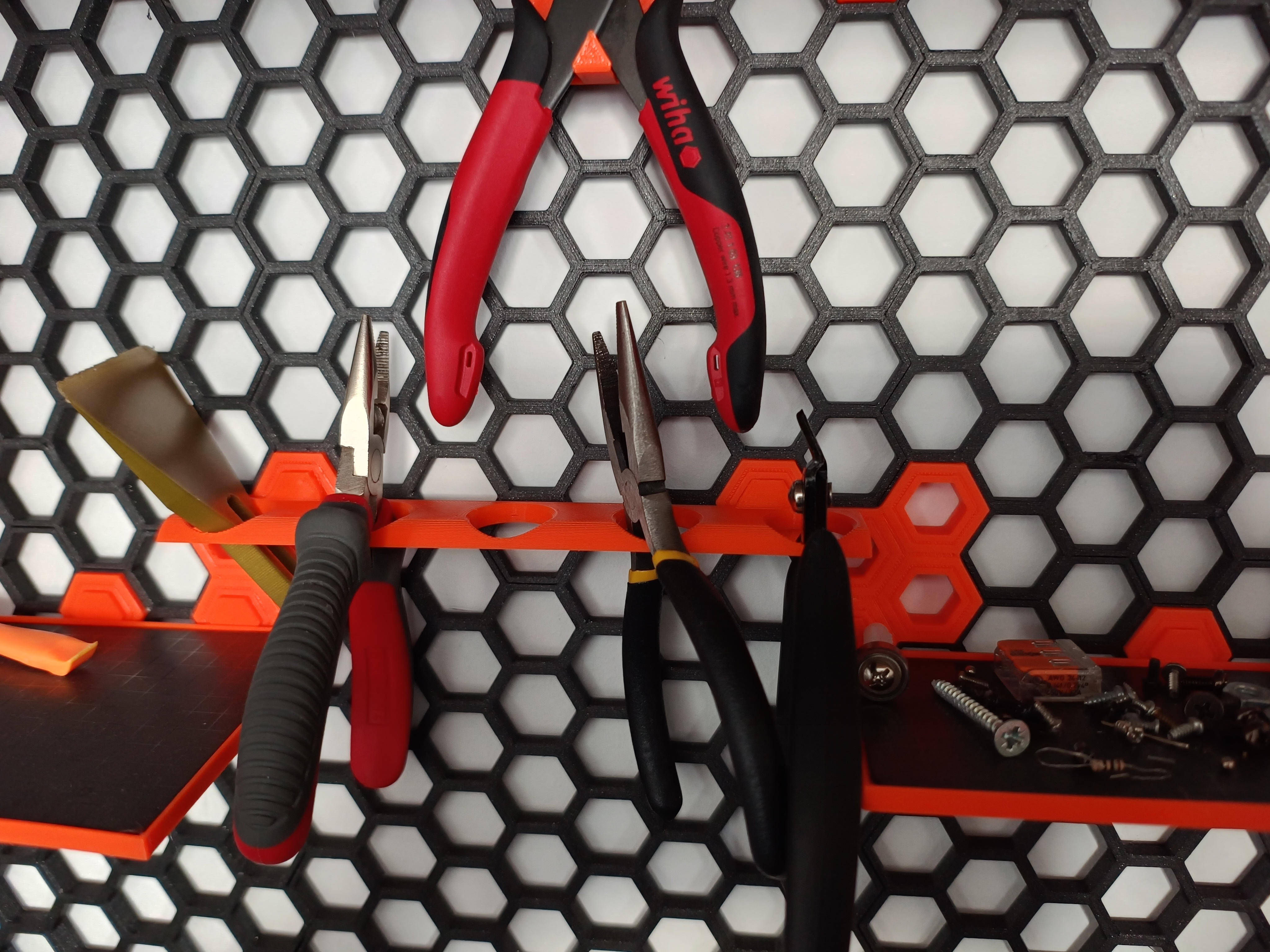 Honeycomb Wall Pliers Holder