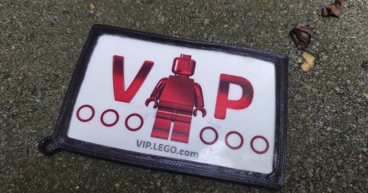 TPU ID card keychain by Aino Spring Download free STL model