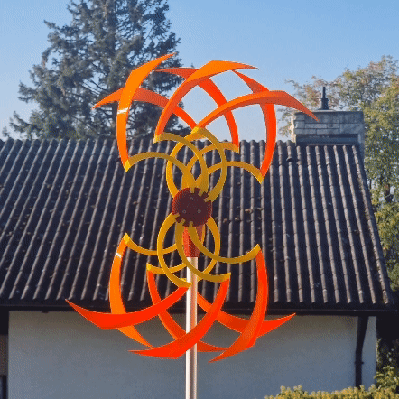 Optical Illusion wind wheel - EOS_03 (approx. 45cm / 17,7") - NO-GLUE design available