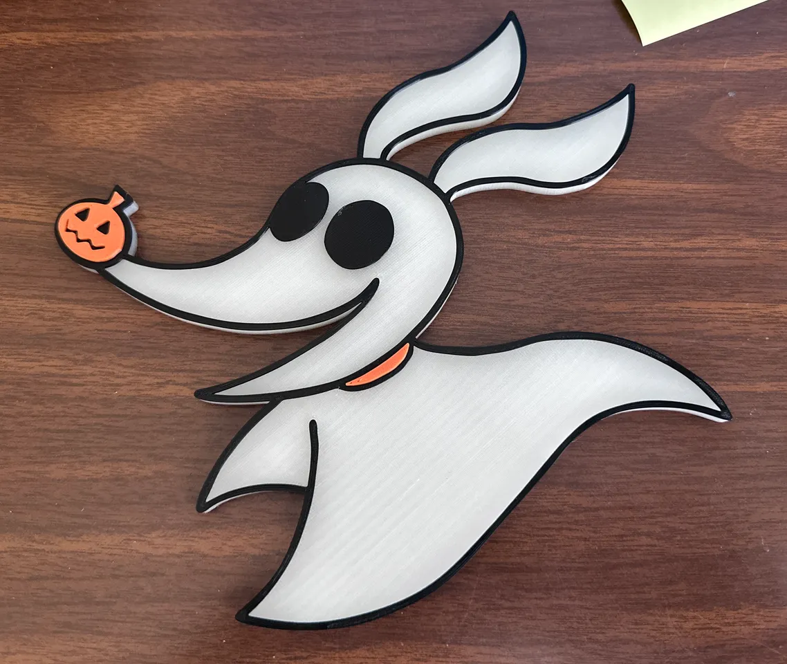 zero from nightmare before christmas key chain/earringpsi