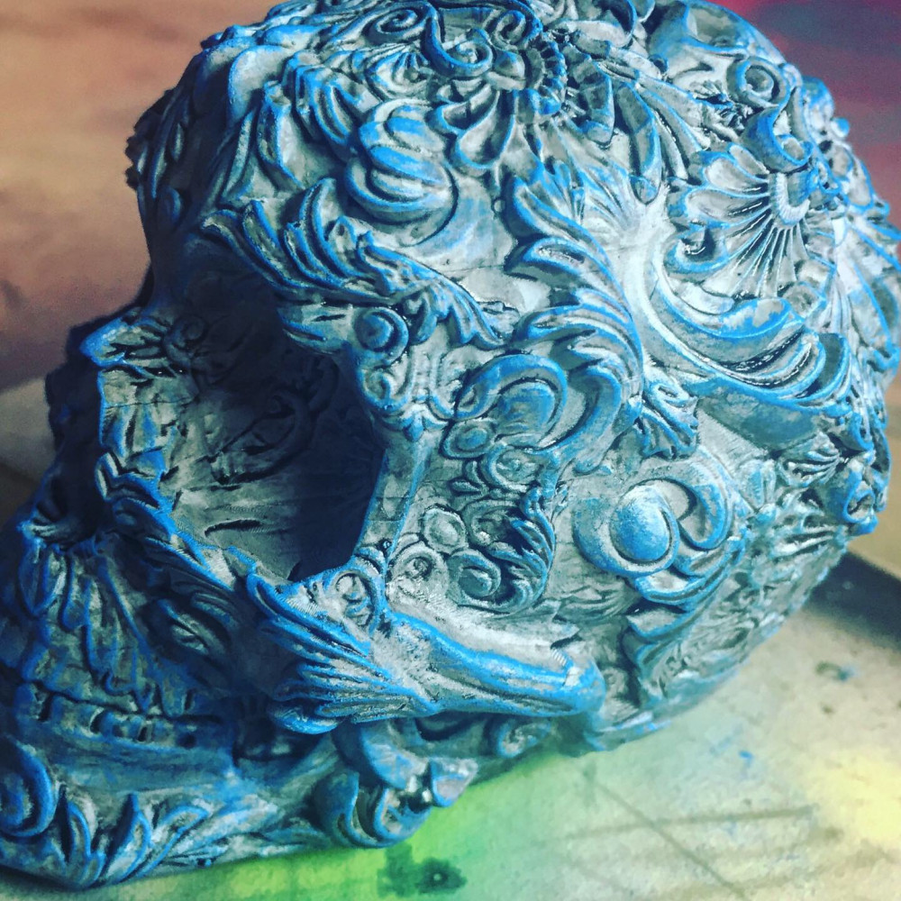 Miniatura 2 do modelo 3D Fancy Skull